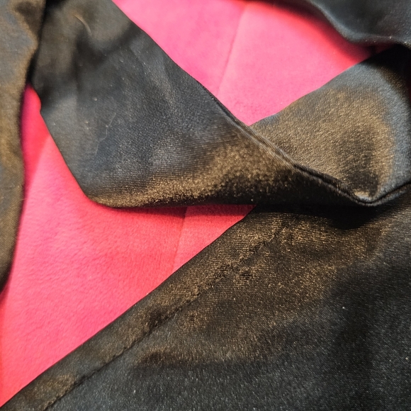 Tempted Satin tank with side tie at neckline size Large - Picture 2 of 2